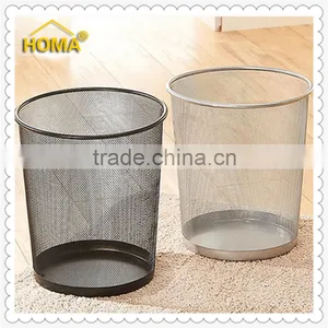 Factory Cheap Hotel Metal Mesh Waste Basket thumbnail-1