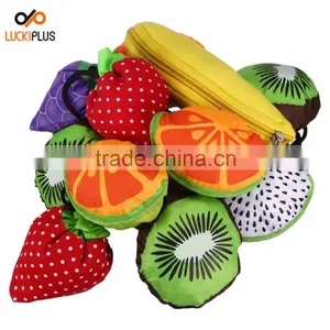 Luckiplus Fruit Shape Shopping Bag Foldable Tote Shopping Bag Spacious and Portable Environmental Shopping Bag thumbnail-4
