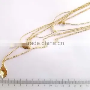 Fashion Multilayer Chain Pendant Necklace thumbnail-3