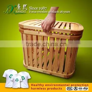 Wood Storage Basket Decorative Storage Basket thumbnail-1