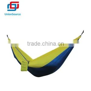 Portable Nylon Double Hammock Swing Sleeping Bed thumbnail-1