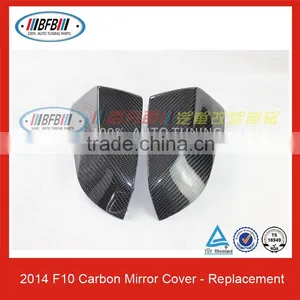 For BMW 5 Series F10 Carbon Fiber Side Mirror Cover 2014UP thumbnail-5