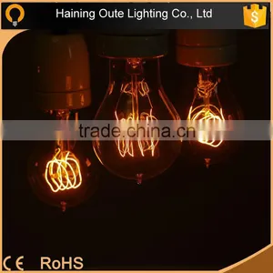 Vintage Edison Bulb Light E27 Filament Bulb Edison Light 4 Rings Filament thumbnail-1