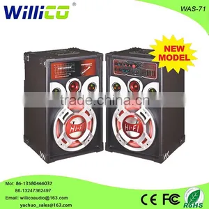 2.0 HiFi Wooden Speaker System thumbnail-1