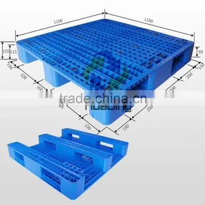 Hot Sale Cheap HDPE Used Plastic Pallet 1100x1100mm thumbnail-1