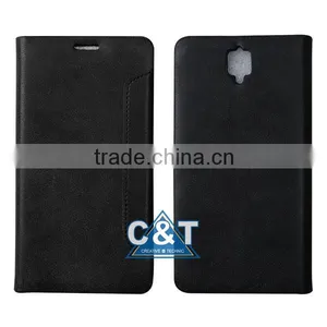C&T Brown Wallet Leather Flip Case for Lava Pixel v1 thumbnail-3