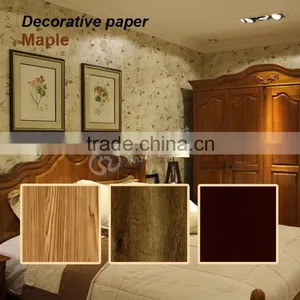 High Quality Cheap Cherry Decorative Wood Grain Paper From JiangSu thumbnail-1