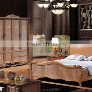Wicker Furniture Home Bedroom Furniture Wicker Bed thumbnail-3