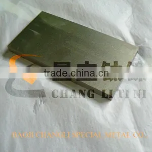 Baoji Changli Polished 99.9% Cold Rolled Nickel Sheet thumbnail-1