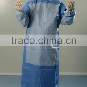 Disposable SMS Nonwoven Fabric Medical Surgical Gown Operation Gown thumbnail-2