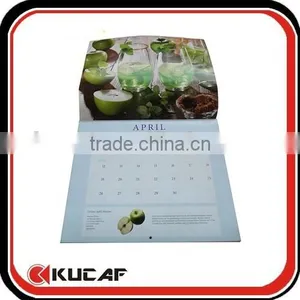 2016 Promotion Foldable Souvenir Monthly Wall Calendar to Print thumbnail-3