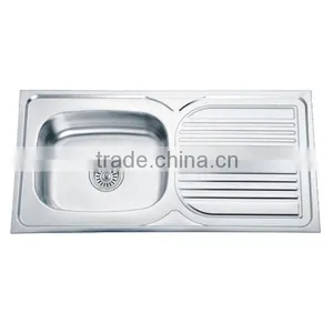 Topmount 304 Single Bowl Sink With Small Size / Stainless Steel Sink Bowl Kitchen thumbnail-1