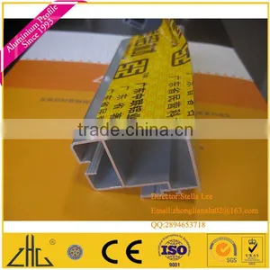 Wow!! Satin Brushed Anodized Sliding Door Aluminum Extrusion Manufacturer/ Sliding Door Wardrobe Sliding Door Profile Aluminum thumbnail-2