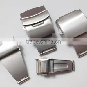 Double Locking Stainless Steel Buckle for Watch Straps thumbnail-2