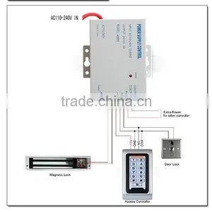 Wiegand Input Backlight Metal Rfid Waterproof Control Keypad thumbnail-4