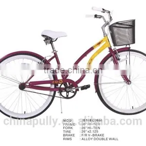 26 Inch Beach Cruiser Bike For Lady or Girls thumbnail-1