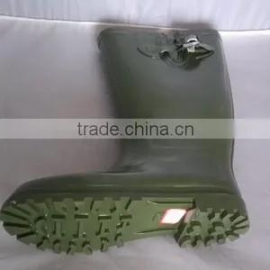 (CH-2518) Popular Olive Men Outdoor Rubber Boots Industry Work Boots Cheap Shoe thumbnail-6