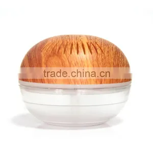 KM-02L Colorful LED Lights Wood Surface USB Air Purifier thumbnail-3