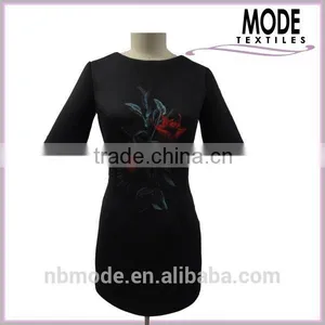 Lady's Graceful Floral Printed Dress thumbnail-1