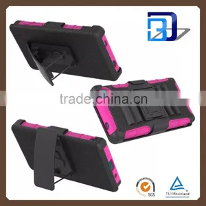 Fashionable Popular Rugged Back Texture PC With Soft TPU and Belt Combo Shockproof Case For Sony Xperia Z5 Mini Fast Delivery thumbnail-5