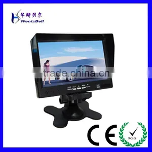 7 Inch LCD High Resolution Mini Car Monitor Built-in TV Tuner Wide Viewing Angle thumbnail-1