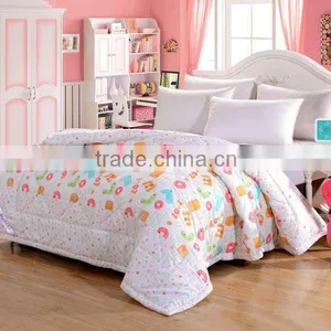 Hotel Patchwork Microfiber Summer Quilt/cotton Printed Bedding Set thumbnail-2