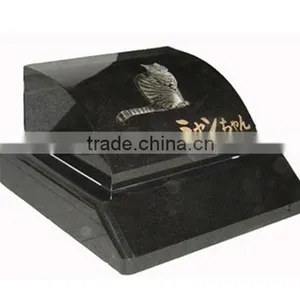 Cat Black Granite Pet Monument thumbnail-1