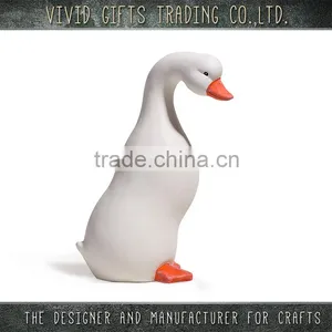 The Newest Design Ceramic or Porcelain Long Neck Goose Decoration thumbnail-2