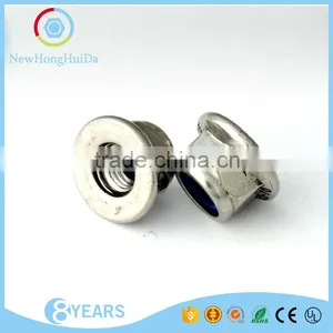 China Supplier 304 Stainless Steel Hex Lock Flange Insert Nuts thumbnail-1