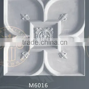 Four Leaf Clover Shape Carving PU Ceiling Medallion/Home&Interior Decoration/building Material thumbnail-1