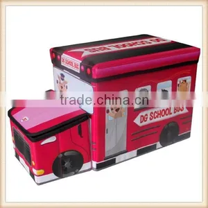 Car Style Printing Child Toy Storage Box thumbnail-6