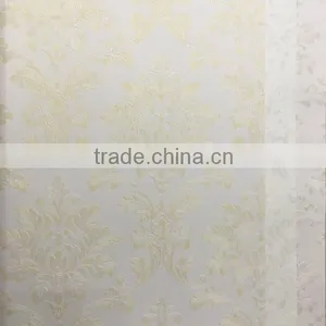 Embossed Wallpaper With Beautiful Pear Gloss European Flowers thumbnail-6