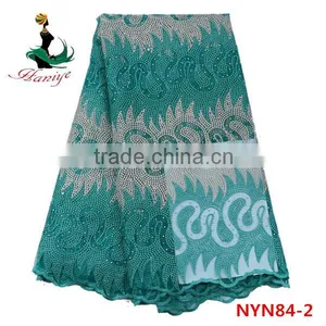 2016 Haniye Tulle Lace Fabric, African Net Lace, Wholesale African Lace Fabrics/NYN84 thumbnail-1