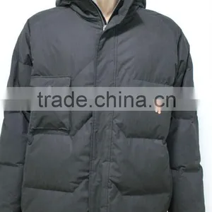 Men High Quality Long Sleeve Black Winter Jacket thumbnail-1