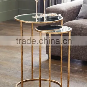Sofa Glass Side Table and Cup Holder thumbnail-6