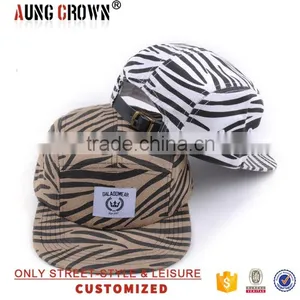 Hot Sale Cheap Flat Brim 5 Panel Hats thumbnail-4