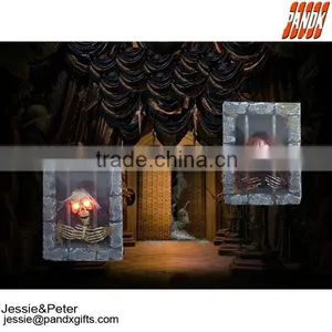 Polyfoam Light up Prisoner Halloween Skeleton Window thumbnail-1
