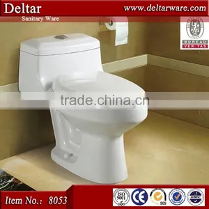 Siphonic One Piece Bathroom Toilet, Sanitaryware wc Toilet, Cheap Price Indian Toilet Design thumbnail-3
