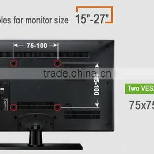 Gas Spring Dual Monitor Arm Monitor Mount Vesa Desk Mount thumbnail-5
