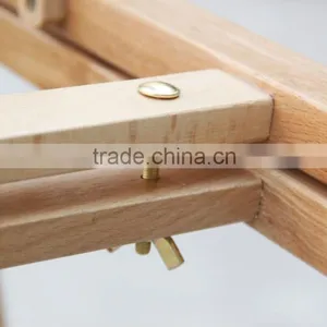 Bergino 78x78x202.7cm Wood Table Easel With Stands in Stock thumbnail-5