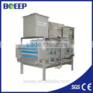 Belt Type Filter Press Sludge Dewatering Machine Widely Used in Industry Sewage Plant thumbnail-1