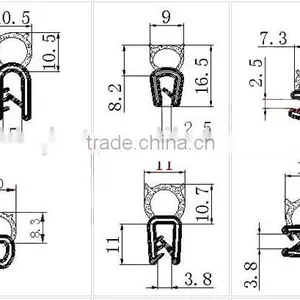 China Supplier EPDM Rubber Car Door Seals thumbnail-3