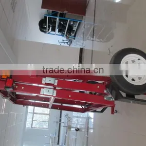 4x8 Powder Coated Folding Trailer thumbnail-1