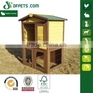 Waterproof Wooden Rabbit Farming Cage thumbnail-1