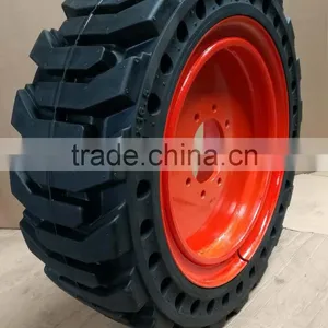 High Quality Skidsteer Tire Solid Bobcat Tire 12.16.5 for Sale thumbnail-6