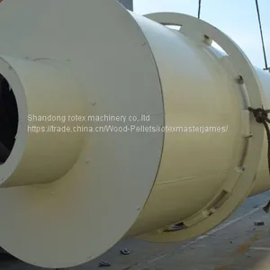Firewood Wood Chips PKS High Quality Performance Rotary Dryer Machine thumbnail-1