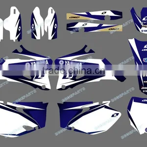 DST0019 New Style TEAM GRAPHICS&BACKGROUNDS DECALS STICKERS Kits for YAMAHA YZ250F YZ450F 4 STROKES 2006-2009 thumbnail-1