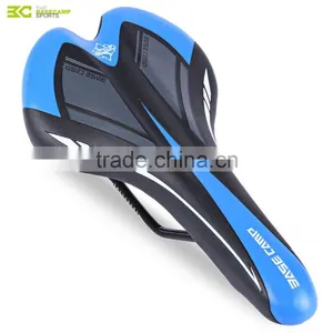 BaseCamp Cycling Bicycle MTB Comfortable Leather Ride Cushion Seat Mat Bicycle Saddle For Mountain Bike Road Bike thumbnail-1