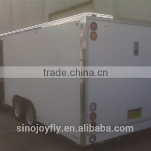 Caterng Food Cart for Sale With Different Function Fiberglass Enclosed Trailers thumbnail-6