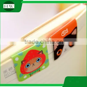 Korea Style Mini Cartoon Characters Paper Magnetic Bookmark Staionery Free Sample Promotion Gifts thumbnail-6